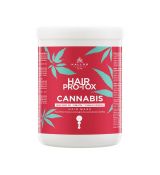 Kallos Hair PRO-TOX CANNABIS maska na vlasy s konopným olejom a keratínom 1000 ml