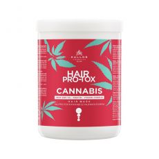 Kallos Hair PRO-TOX CANNABIS maska na vlasy s konopným olejom a keratínom 1000 ml